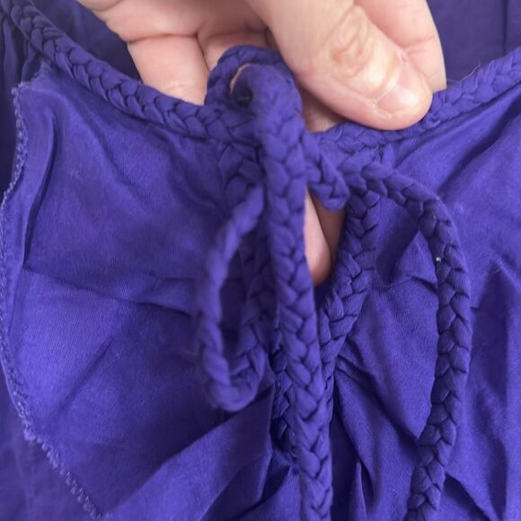 Diane Von Furstenberg Ruffle Wide Sleeve Blouse - Picture 6 of 6